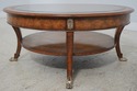 65335EC: MAITLAND SMITH Round Neoclassical Walnut 