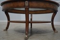 65335EC: MAITLAND SMITH Round Neoclassical Walnut 