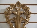 F47843EC: Italian Made 3 Arm Gold Wall Candle Scon