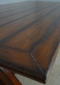 L74362: Large Rustic Style X Base Trestle Dining T
