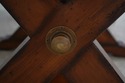 L74362: Large Rustic Style X Base Trestle Dining T