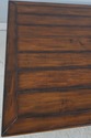 L74362: Large Rustic Style X Base Trestle Dining T