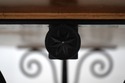 L74399: Scrolled Iron Base Coconut Top Dining Room