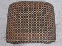 74397: MACKENZIE CHILDS Scrolled Base Woven Wicker