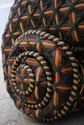 74397: MACKENZIE CHILDS Scrolled Base Woven Wicker