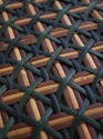 74397: MACKENZIE CHILDS Scrolled Base Woven Wicker
