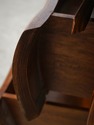 L74411: Italian Marquetry Inlaid Bombe Commode Che