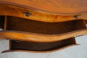 L74411: Italian Marquetry Inlaid Bombe Commode Che