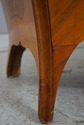 L74411: Italian Marquetry Inlaid Bombe Commode Che
