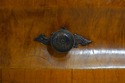 L74411: Italian Marquetry Inlaid Bombe Commode Che
