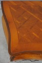 L74411: Italian Marquetry Inlaid Bombe Commode Che