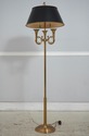 F74427: WILDWOOD Brass Trumpet Arm Floor Lamp