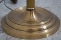 F74427: WILDWOOD Brass Trumpet Arm Floor Lamp