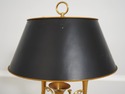 F74427: WILDWOOD Brass Trumpet Arm Floor Lamp