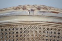 74415: French Louis XV Cane Back Painted Vanity St