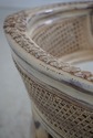 74415: French Louis XV Cane Back Painted Vanity St