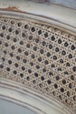 74415: French Louis XV Cane Back Painted Vanity St