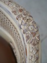 74415: French Louis XV Cane Back Painted Vanity St