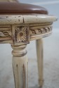 74415: French Louis XV Cane Back Painted Vanity St