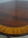L74348: Quality Flame Mahogany Double Pedestal Din