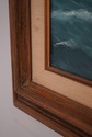 F74420: H.LUHRS Artist Signed Schooner Oil Paintin