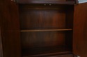 74410: BAKER Mahogany Dome Top Open Bookcase