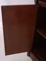 74410: BAKER Mahogany Dome Top Open Bookcase