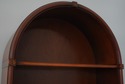 74410: BAKER Mahogany Dome Top Open Bookcase