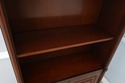 74410: BAKER Mahogany Dome Top Open Bookcase