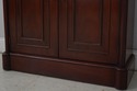 74410: BAKER Mahogany Dome Top Open Bookcase