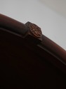 74410: BAKER Mahogany Dome Top Open Bookcase