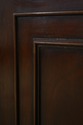 74410: BAKER Mahogany Dome Top Open Bookcase