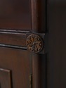 74410: BAKER Mahogany Dome Top Open Bookcase