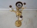 F74454: STIFFEL Brass 4 Light Floor Lamp Torcherie
