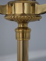 F74454: STIFFEL Brass 4 Light Floor Lamp Torcherie