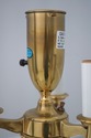 F74454: STIFFEL Brass 4 Light Floor Lamp Torcherie