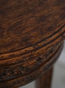 L74418: Carved French Style Round Pedestal Table