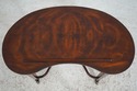 L74386: THEODORE ALEXANDER Kidney Mahogany Desk