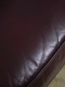 74465: HANCOCK & MOORE Leather Wing Chair & Ottoma