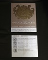 74465: HANCOCK & MOORE Leather Wing Chair & Ottoma