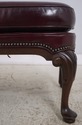 74465: HANCOCK & MOORE Leather Wing Chair & Ottoma