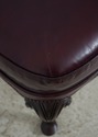 74465: HANCOCK & MOORE Leather Wing Chair & Ottoma