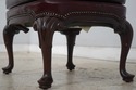 74465: HANCOCK & MOORE Leather Wing Chair & Ottoma