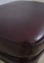 74465: HANCOCK & MOORE Leather Wing Chair & Ottoma