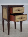 L74405: Pair Of Venetian Paint Decorated 2 Drawer 