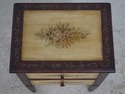 L74405: Pair Of Venetian Paint Decorated 2 Drawer 