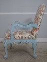 L74463: Pair of French Provincial Blue Frame Open 