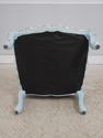 L74463: Pair of French Provincial Blue Frame Open 