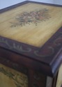 L74405: Pair Of Venetian Paint Decorated 2 Drawer 