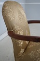 L74466: Pair Of SOUTHWOOD Damask Upholstered Open 